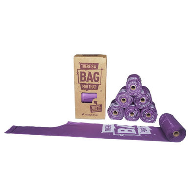 سعر جيد قميص تحلل بيولوجي مخصص معالجة أكياس براز الكلب العطرية على لفة الانترنت