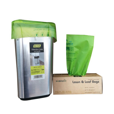 سعر جيد أكياس القمامة ذات القمة المسطحة قابلة للتخصيص مع صندوق الموزع بالتجزئة الانترنت