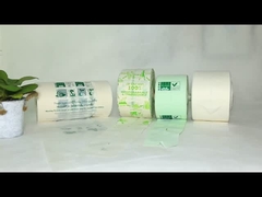 أكياس منتجات قابلة للتحلل الحيوي ذات القمة المسطحة أكياس الفواكه والخضروات القابلة للتسميد حسب الطلب