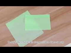 أكياس الزيبلوك القابلة للتسميد من الراتنج أكياس السندويش القابلة لإعادة الإغلاق معتمدة من قبل SGS FDA